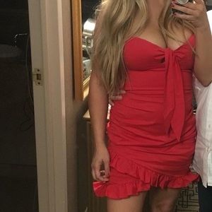 Red dress